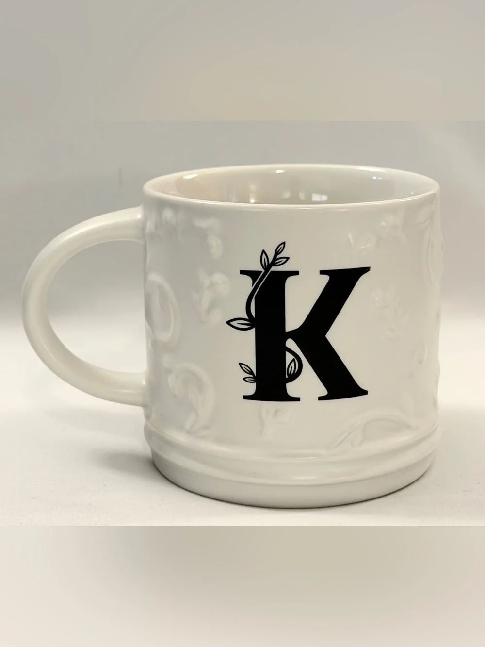 NWT~ Ceramic Monogram Mug